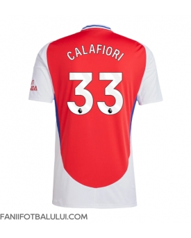 Arsenal Riccardo Calafiori #33 Tricou Fotbal Replică 2024-25 Barbati Acasa